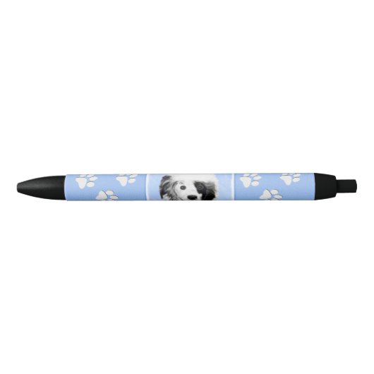 Portugese waterhondenschilderkunst - oorspronkelij zwarte inkt pen (Voorkant)