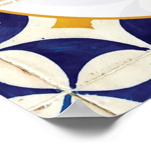 Portugese weddenschapskaart Poster (Hoek)