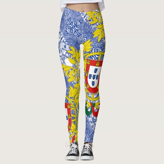 Portuguese art leggings (Voorkant)
