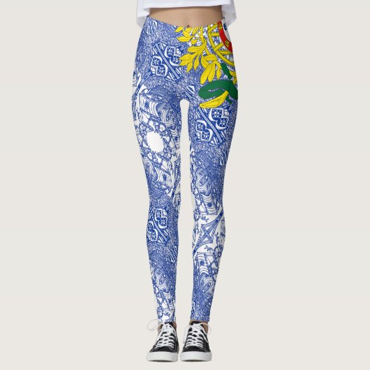 Portuguese art leggings (Voorkant)