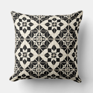 Portuguese Azulejo Tile Pattern Throw Pillow – Bla Kussen