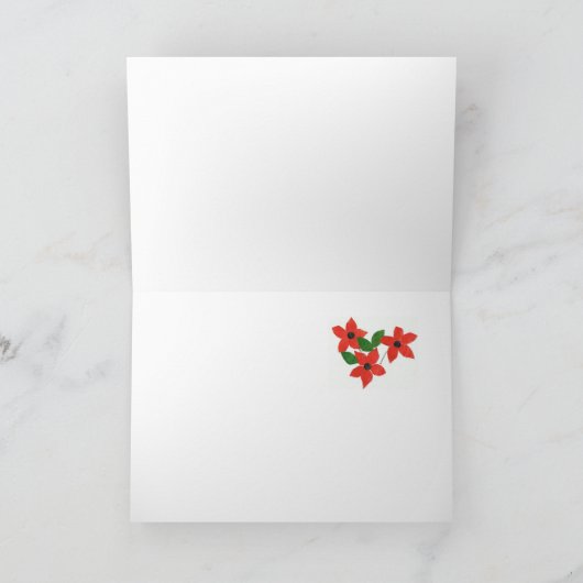 Portuguese Birthday Card - Flower Power Kaart (Binnen)