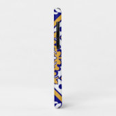 Portuguese Blue Yellow Mediterranean Floral Case-Mate iPhone Case (Achterkant/links)