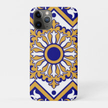 Portuguese Blue Yellow Mediterranean Floral 