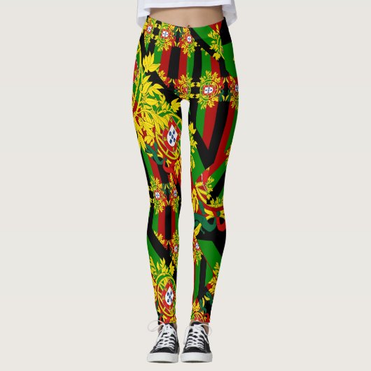 Portuguese designs leggings (Voorkant)
