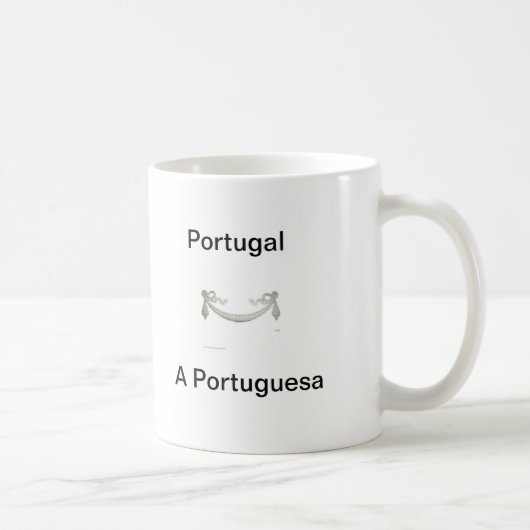 Portuguese Flag Mug With name of Portuguese Anthem Koffiemok (Rechts)