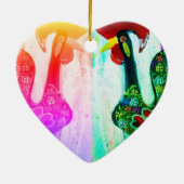 Portuguese folk art keramisch ornament (Achterkant)