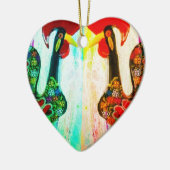 Portuguese folk art keramisch ornament (Links)