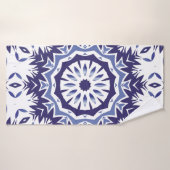 Portuguese ornamental azulejo ceramic. Minimal des Badhanddoek (Badhanddoek)