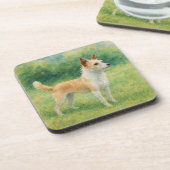 Portuguese Podengo Bier Onderzetter (Linkerzijde)