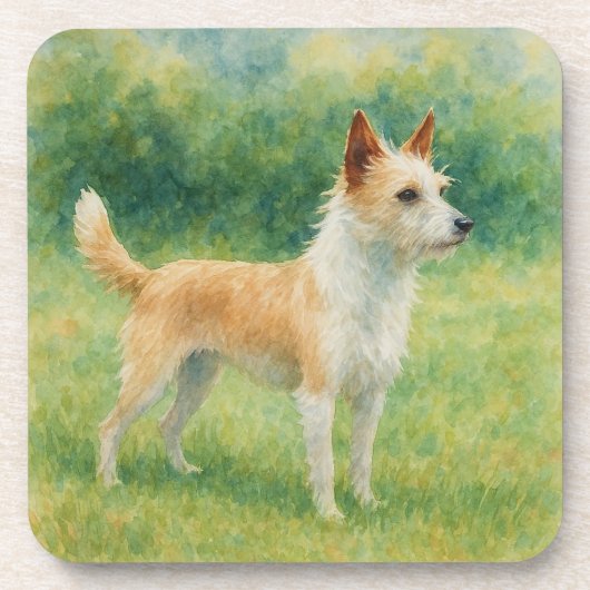 Portuguese Podengo Bier Onderzetter (Voorkant)