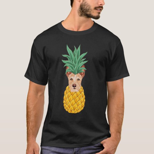 Portuguese Podengo Pequeno Pineapple Dog T-shirt (Voorkant)