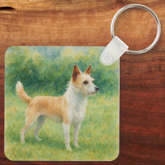 Portuguese Podengo Sleutelhanger (Achterkant)