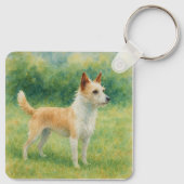 Portuguese Podengo Sleutelhanger (Achterkant)