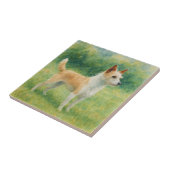 Portuguese Podengo Tegeltje (Zijkant)