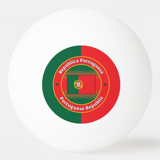 Portuguese Republic Pingpongbal (Voorkant)