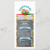 Portuguese Restaurant Menu (Voorkant)