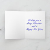 Portuguese Santa Christmas Card Feestdagen Kaart (Binnen)