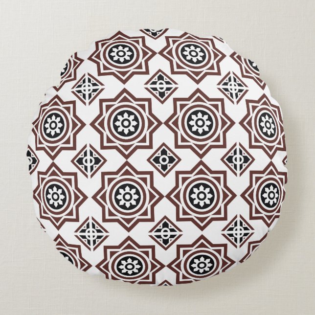 Portuguese tiles 2 - Igreja do Carmo Rond Kussen (Voorkant)