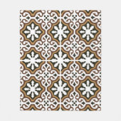Portuguese tiles 3 fleece deken (Voorkant)