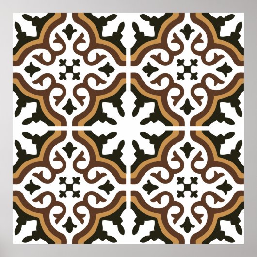 Portuguese tiles 3 poster (Voorkant)