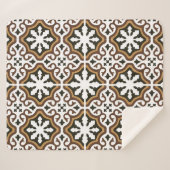 Portuguese tiles 3 sherpa deken (Voorkant (horizontaal))