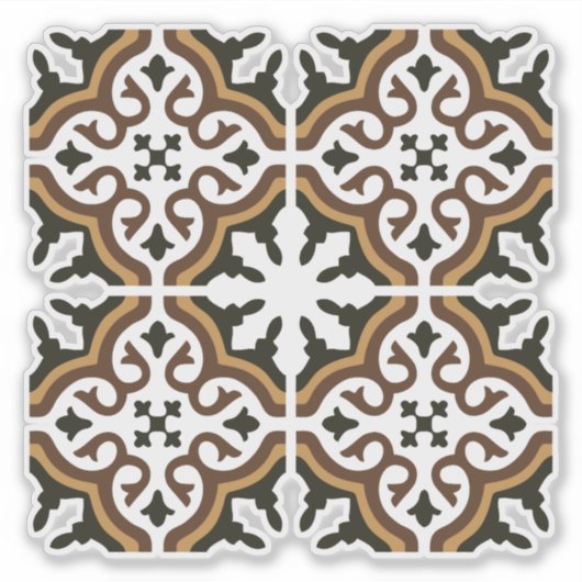 Portuguese tiles 3 sticker (Voorkant)