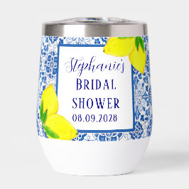 Portuguese Tiles Lemon Mediterranean Bridal shower