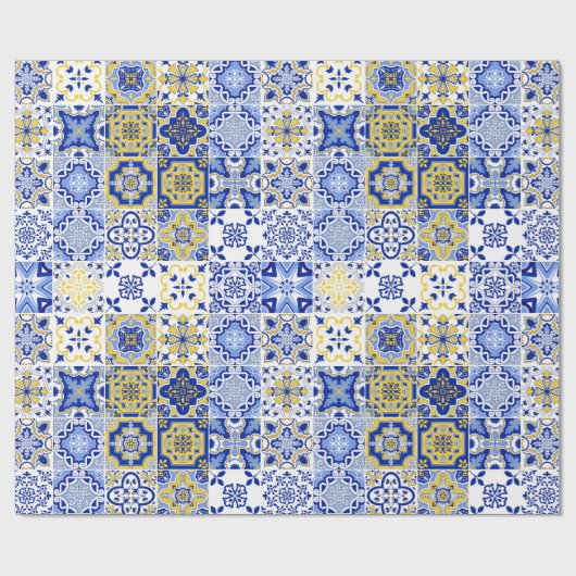 Portuguese Tiles Pattern  Cadeaupapier (Vlak)