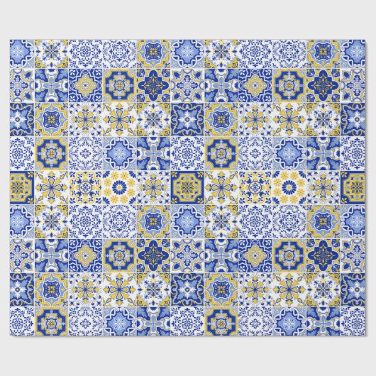 Portuguese Tiles Pattern  Cadeaupapier (Vlak)