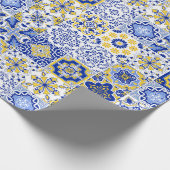 Portuguese Tiles Pattern  Cadeaupapier (Hoek)