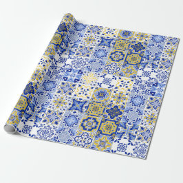 Portuguese Tiles Pattern Cadeaupapier