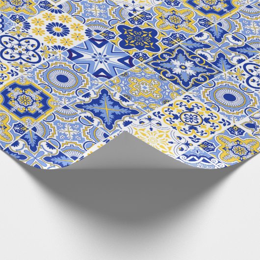 Portuguese Tiles Pattern  Cadeaupapier (Hoek)