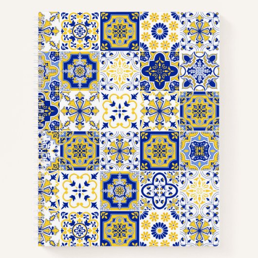 Portuguese Tiles Pattern Notitieboek (Voorkant)