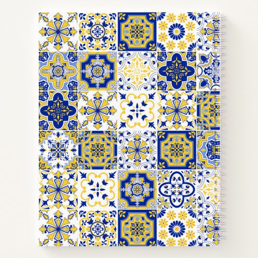Portuguese Tiles Pattern Notitieboek (Achterkant)