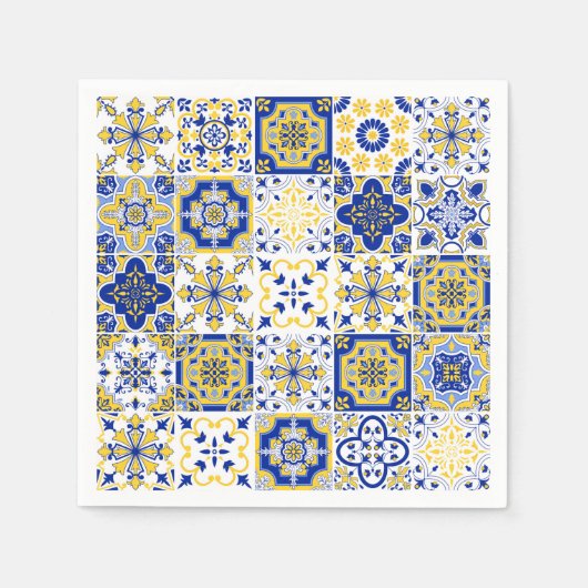 Portuguese Tiles Pattern Servet (Voorkant)