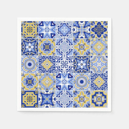 Portuguese Tiles Pattern Servet (Voorkant)