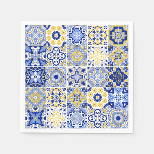 Portuguese Tiles Pattern Servet (Voorkant)