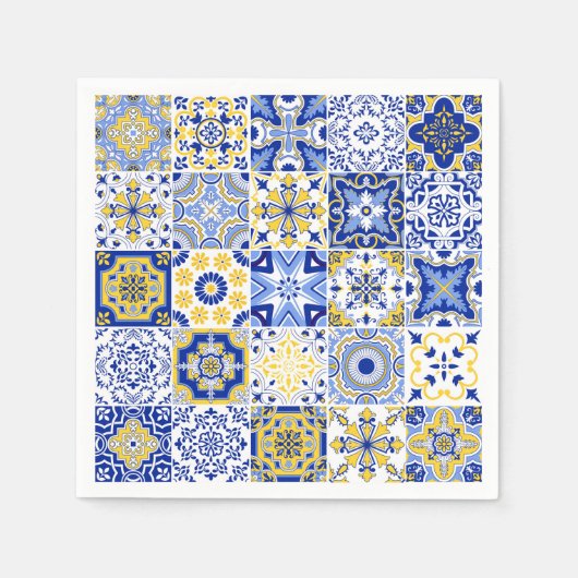 Portuguese Tiles Pattern Servet (Voorkant)