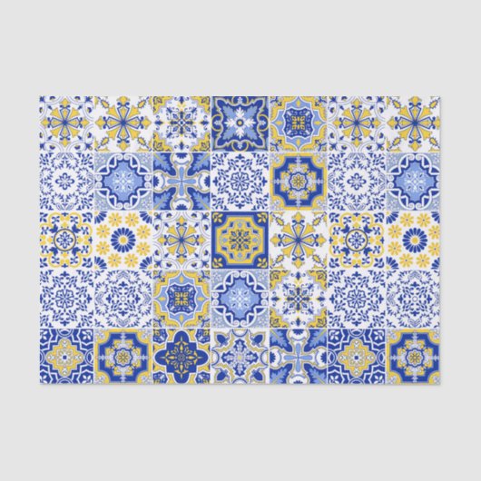 Portuguese Tiles Pattern  Tissuepapier (Voorkant)