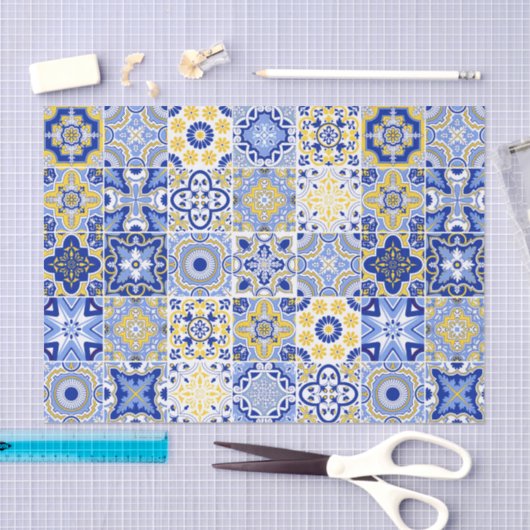 Portuguese Tiles Pattern  Tissuepapier (Craft)