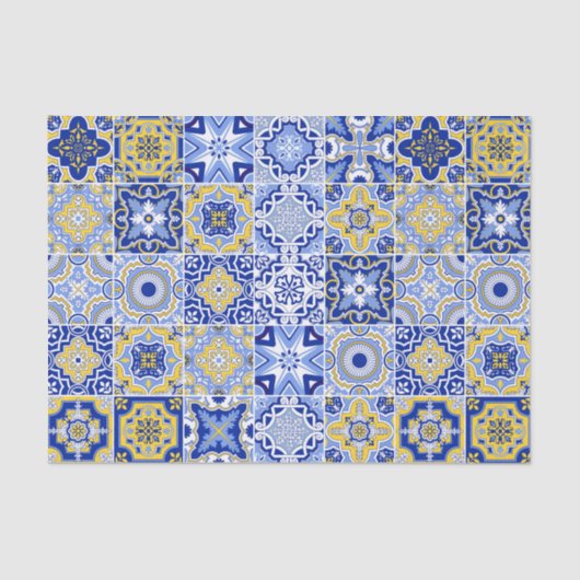 Portuguese Tiles Pattern  Tissuepapier (Voorkant)