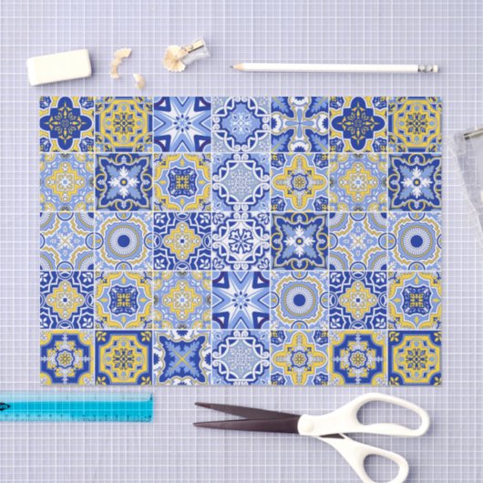 Portuguese Tiles Pattern  Tissuepapier (Craft)
