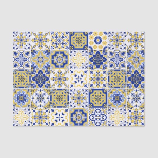 Portuguese Tiles Pattern  Tissuepapier (Voorkant)