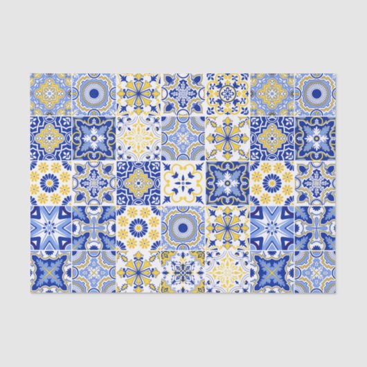 Portuguese Tiles Pattern  Tissuepapier (Voorkant)