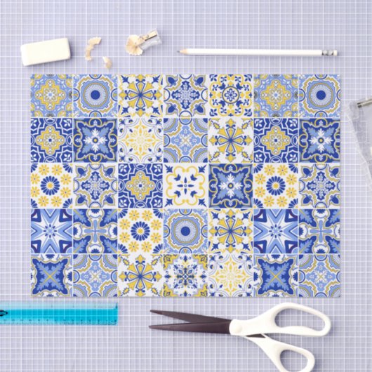 Portuguese Tiles Pattern  Tissuepapier (Craft)