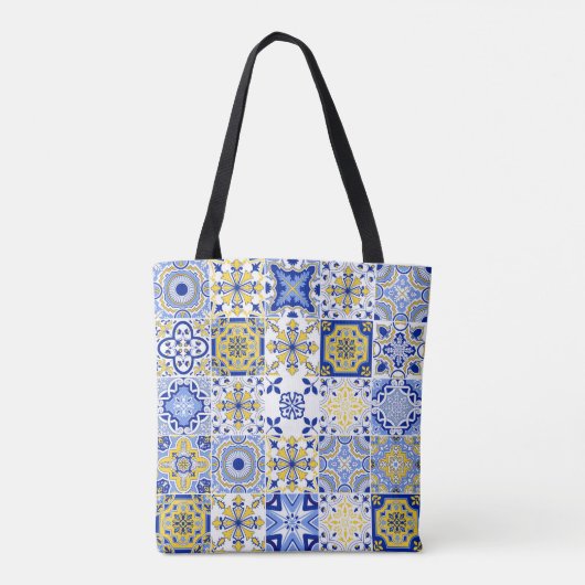 Portuguese Tiles Pattern Tote Bag (Achterkant)