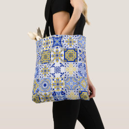 Portuguese Tiles Pattern Tote Bag