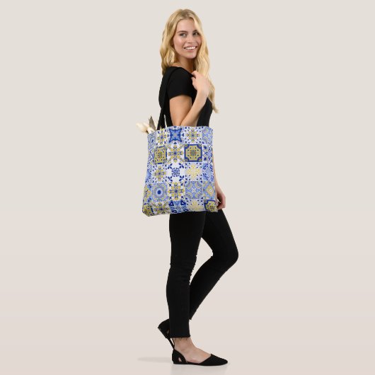 Portuguese Tiles Pattern  Tote Bag (Op model)