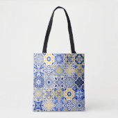 Portuguese Tiles Pattern Tote Bag (Voorkant)